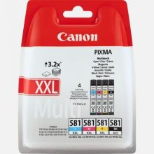 Canon CLI-581XXL eredeti patron csomag (fot fekete, cyan, magenta, srga)