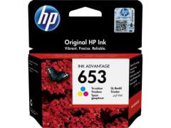 HP 653 sznes eredeti patron | HP Deskjet Plus Ink Advantage 6075, 6475 All-in-One nyomtatsorozatokhoz | 3YM74AE
