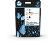 HP HP 950, 951 fekete/cyan/magenta/srga eredeti patron (4 db/csomag) | HP Officejet Pro 8100, 8600 nyomtatsorozatokhoz | 6ZC65AE