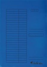 VICTORIA OFFICE Pólyás dosszié, karton, A4, VICTORIA OFFICE, kék (5 db)