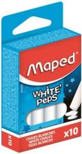 MAPED Táblakréta, MAPED, fehér (10 db)