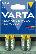VARTA Tölthető elem, AAA mikro, újrahasznosított, 4x800 mAh, VARTA (4 db)