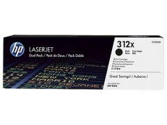 HP 312X fekete nagy kapacits eredeti toner DUPLA | HP Color LaserJet Pro MFP M476 nyomtatsorozathoz | CF380XD