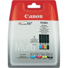 Canon CLI-551 eredeti patron csomag (fot fekete, cyan, magenta, srga)