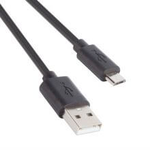 VCOM VCOM 1,8M USB Type A - Micro USB kábel - Fekete