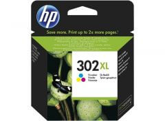 HP 302XL színes nagy kapacitású eredeti patron | HP Deskjet 2130, 3639, Officejet 5200 All-in-One nyomtatósorozatokhoz | F6U67AE
