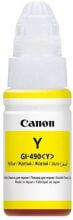 Canon GI-490 Y srga eredeti tinta palack