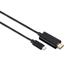 Hama Hama 1,8M USB Type C APA - HDMI type A APA talakt kbel - Fekete