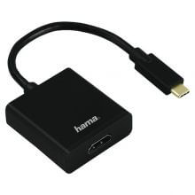 Hama Hama 0,2M USB Type C APA - HDMI type A APA talakt kbel - Fekete