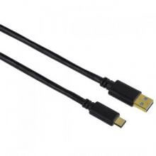 Hama Hama 1,8M USB 3.1 Type C APA - USB 3.1 Type A APA kbel - Fekete
