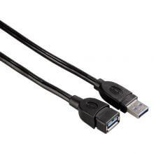 Hama Hama 1,8M USB 3.0 Type A APA - USB 3.0 Type A ANYA hosszabt kbel - Fekete