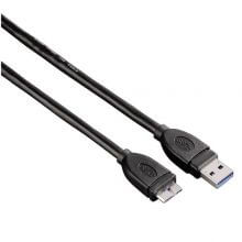 Hama Hama 1,8M USB 3.0 Type A APA - Micro USB APA kbel - Fekete