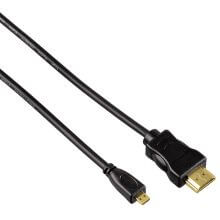 Hama Hama 0,5M HDMI type A APA - Micro HDMI APA kbel - Fekete