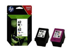 HP HP 62 fekete s sznes eredeti patron (2 db/csomag) | N9J71AE