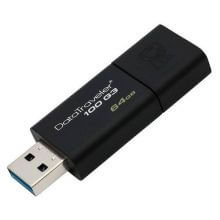 Kingston DataTraveler 100 G3 64 GB USB 3.0 Pendrive - Fekete