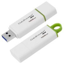 Kingston DataTraveler I G4 128 GB USB 3.0 Pendrive - Zöld/Fehér