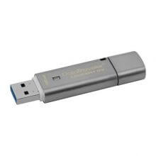 Kingston DataTraveler Locker+ G3 16 GB USB 3.0 Pendrive - Króm
