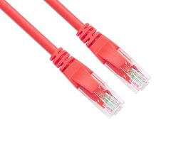 VCOM VCOM 0,5M Cat6 Ethernet kbel - Piros
