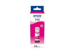 Epson 112 EcoTank pigment magenta piros eredeti tinta palack T06C3