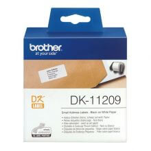 Brother DK-11209 elvgott cmke (29 mm x 62 mm)
