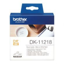 Brother DK-11218 elvgott cmke (24 mm x 24 mm)