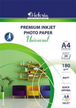  Victoria Universal matt fotópapír 180g A4 (20 lap)