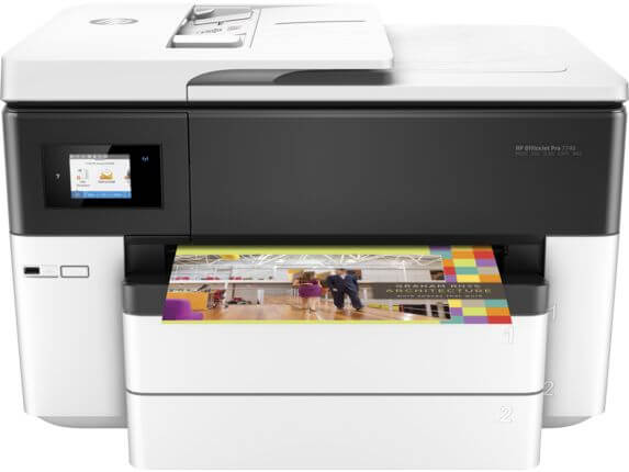 HP HP Officejet Pro 7740 széles formátumú (A3-as) vezeték nélküli hálózati színes multifunkciós tintasugaras nyomtató (G5J38A)